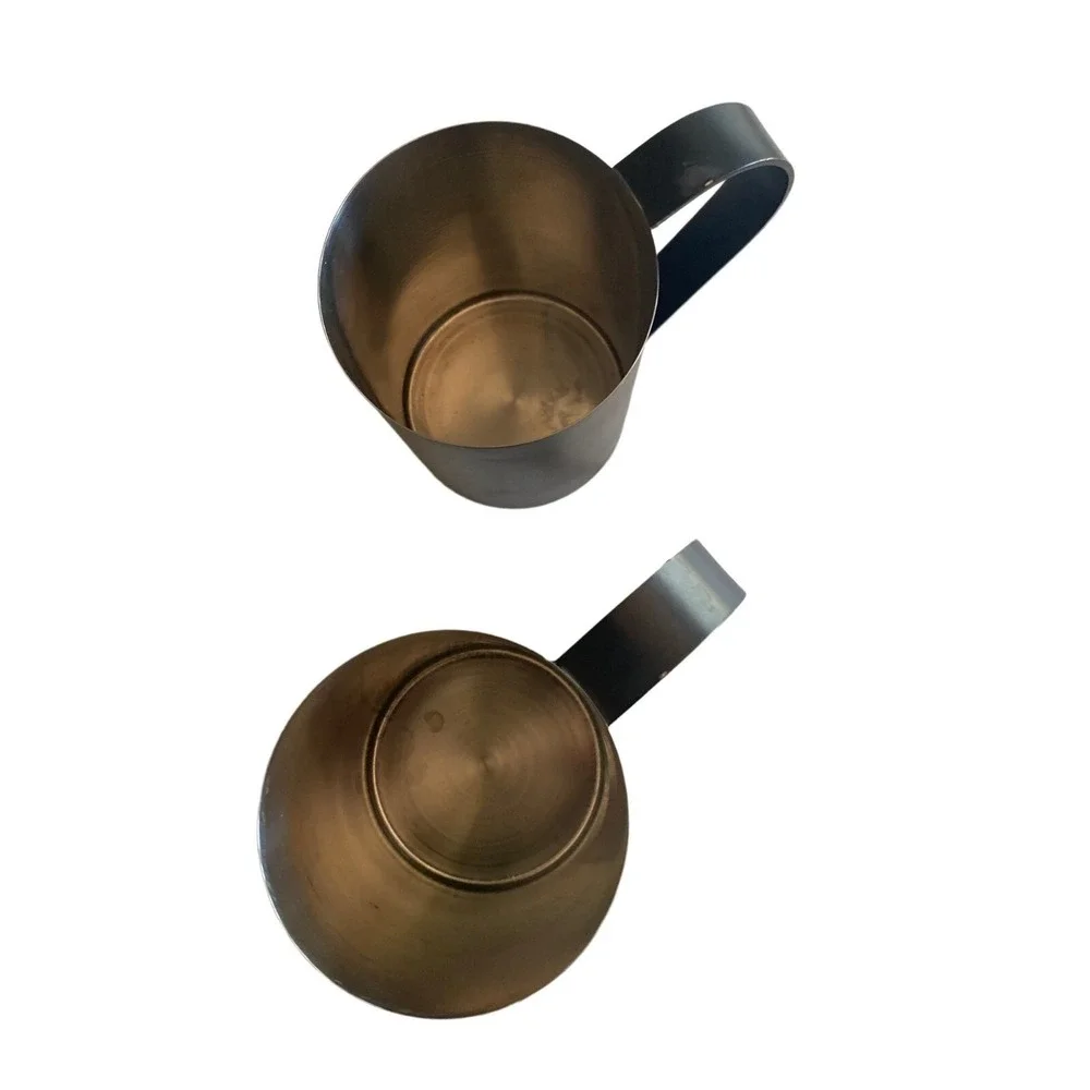 Set of 2 Crofton Bronze 16 oz Cup Cocktail Set Metal